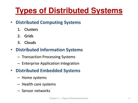 types of distributed systems